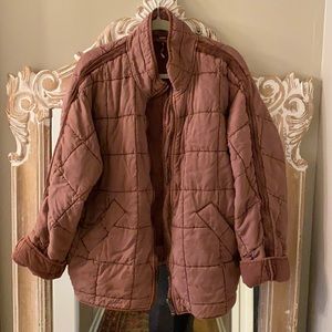 dolman quilted jacket